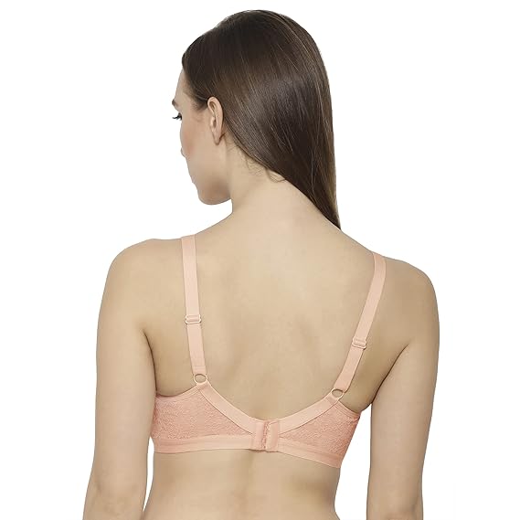 SOIE Comfortable Crossover Bra – Solid, Non-Padded, Non-Wired Full Coverage